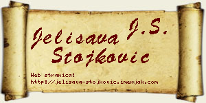 Jelisava Stojković vizit kartica